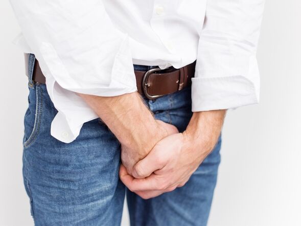 болка в слабините поради бактериален простатит